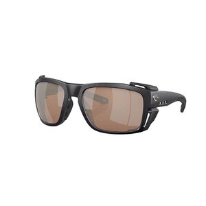 Costa King Tide 8 Sunglasses Polarized in Black Pearl with Copper Silver Mirror 580G